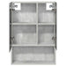 Dulap cu oglindă pentru baie Gri din beton 50 x 14,5 x 70 cm - WALTI WALTI