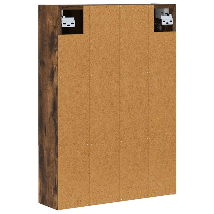 Dulap cu oglindă pentru baie Stejar fumuriu 50 x 14,5 x 70 cm - WALTI WALTI