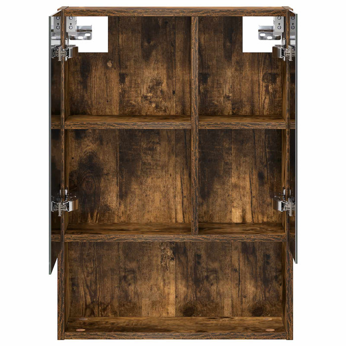 Dulap cu oglindă pentru baie Stejar fumuriu 50 x 14,5 x 70 cm - WALTI WALTI