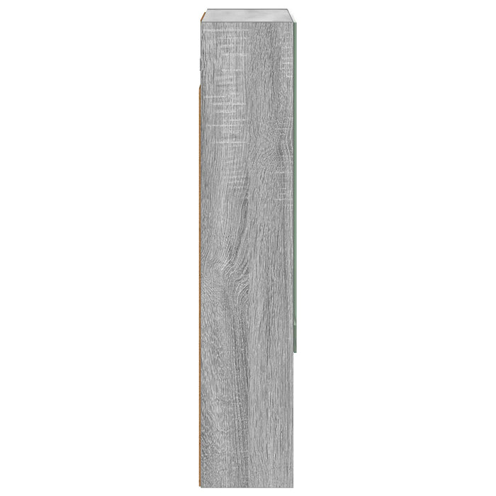 Dulap cu oglindă pentru baie Gri Sonoma 50 x 14,5 x 70 cm - WALTI WALTI