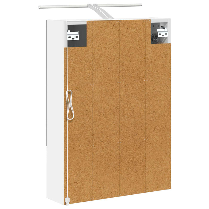 Dulap cu oglindă pentru baie cu raft Alb 50 x 14,5 x 70 cm - WALTI WALTI
