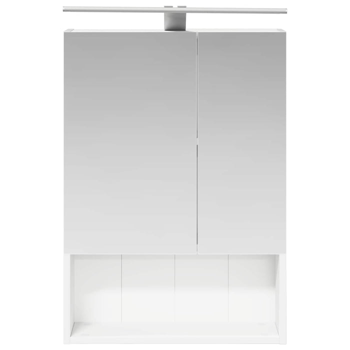 Dulap cu oglindă pentru baie cu raft Alb 50 x 14,5 x 70 cm - WALTI WALTI