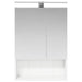 Dulap cu oglindă pentru baie cu raft Alb 50 x 14,5 x 70 cm - WALTI WALTI