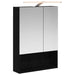 Dulap cu oglindă pentru baie Stejar Negru 50 x 14,5 x 70 cm - WALTI WALTI
