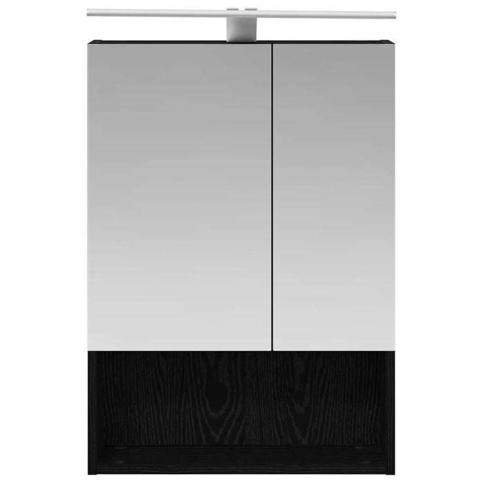 Dulap cu oglindă pentru baie Stejar Negru 50 x 14,5 x 70 cm - WALTI WALTI