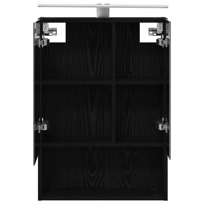 Dulap cu oglindă pentru baie Stejar Negru 50 x 14,5 x 70 cm - WALTI WALTI