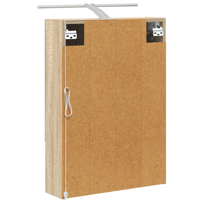 Dulap cu oglindă pentru baie Stejar Sonoma 50 x 14,5 x 70 cm - WALTI WALTI