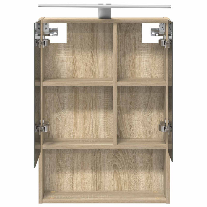 Dulap cu oglindă pentru baie Stejar Sonoma 50 x 14,5 x 70 cm - WALTI WALTI