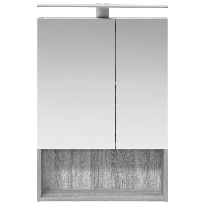 Dulap cu oglindă pentru baie Gri Sonoma 50 x 14,5 x 70 cm - WALTI WALTI