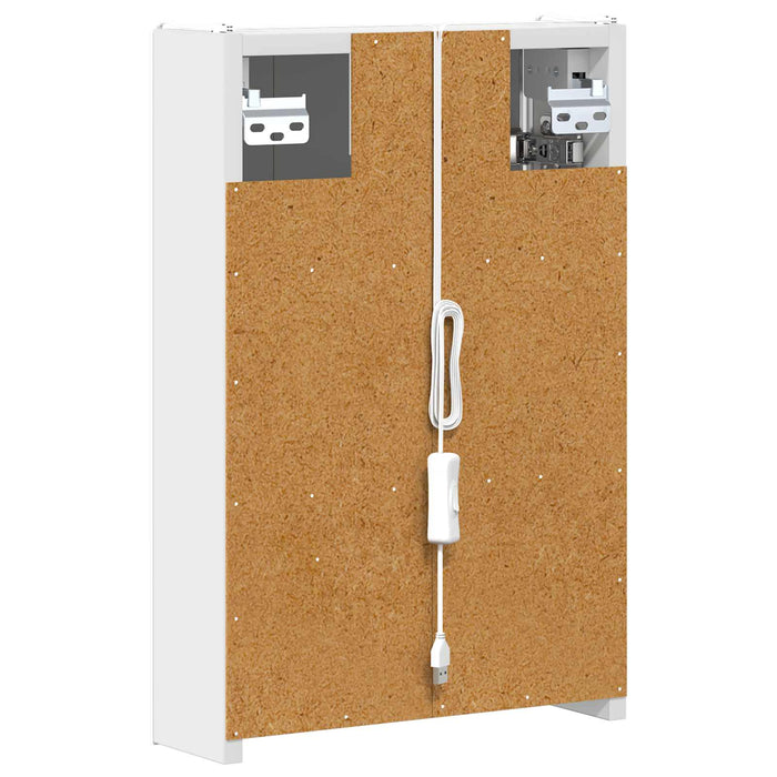 Dulap cu oglindă pentru baie Alb 33 x 11,5 x 50 cm - WALTI WALTI