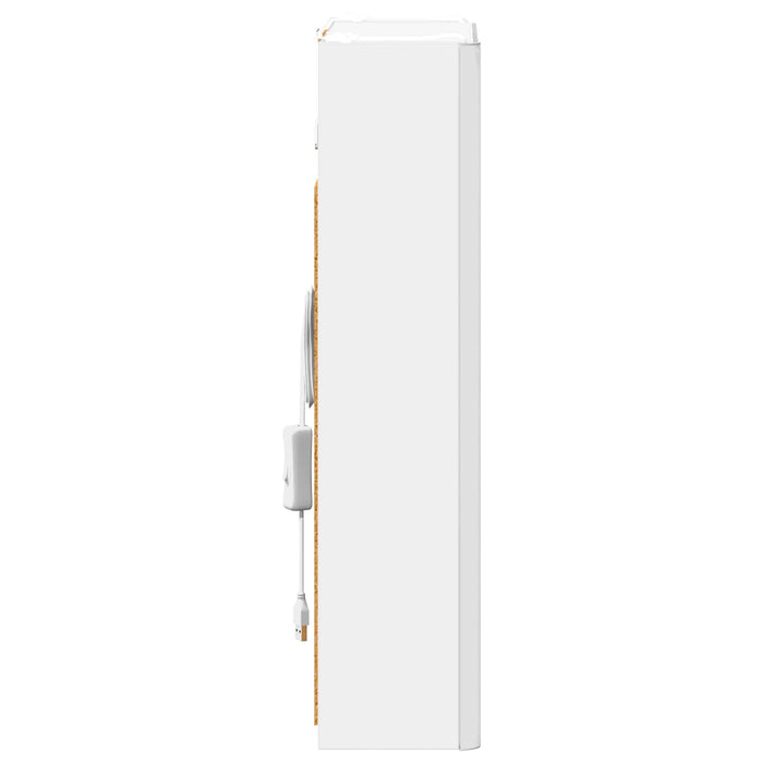 Dulap cu oglindă pentru baie Alb 33 x 11,5 x 50 cm - WALTI WALTI