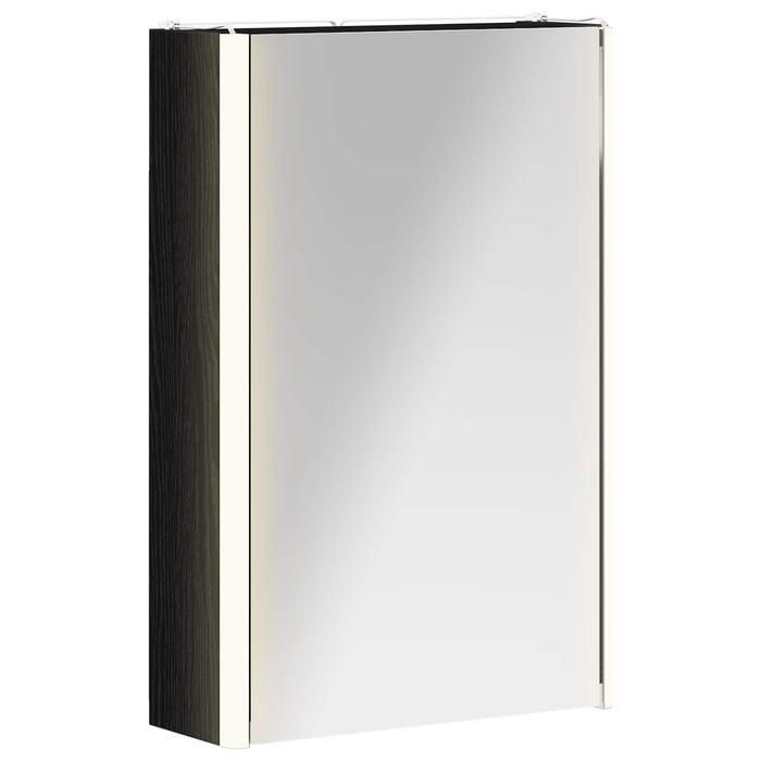 Dulap cu oglindă pentru baie Stejar Negru 33 x 11,5 x 50 cm - WALTI WALTI