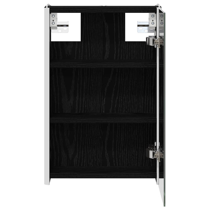 Dulap cu oglindă pentru baie Stejar Negru 33 x 11,5 x 50 cm - WALTI WALTI