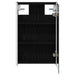 Dulap cu oglindă pentru baie Stejar Negru 33 x 11,5 x 50 cm - WALTI WALTI