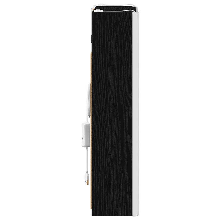 Dulap cu oglindă pentru baie Stejar Negru 33 x 11,5 x 50 cm - WALTI WALTI