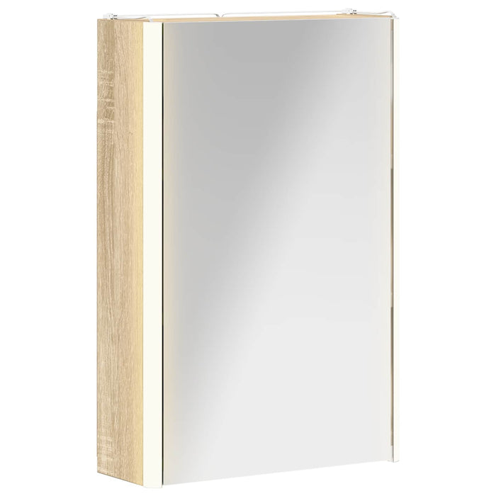 Dulap cu oglindă pentru baie Stejar Sonoma 33 x 11,5 x 50 cm - WALTI WALTI