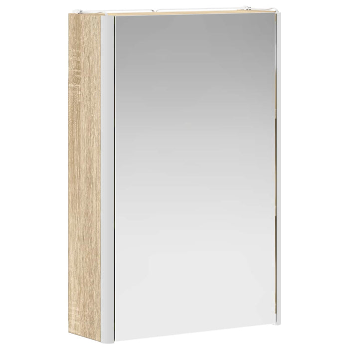 Dulap cu oglindă pentru baie Stejar Sonoma 33 x 11,5 x 50 cm - WALTI WALTI