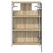 Dulap cu oglindă pentru baie Stejar Sonoma 33 x 11,5 x 50 cm - WALTI WALTI