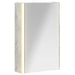 Dulap cu oglindă pentru baie Gri din beton 33 x 11,5 x 50 cm - WALTI WALTI
