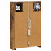 Dulap cu oglindă pentru baie Stejar fumuriu 33 x 11,5 x 50 cm - WALTI WALTI