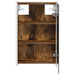 Dulap cu oglindă pentru baie Stejar fumuriu 33 x 11,5 x 50 cm - WALTI WALTI