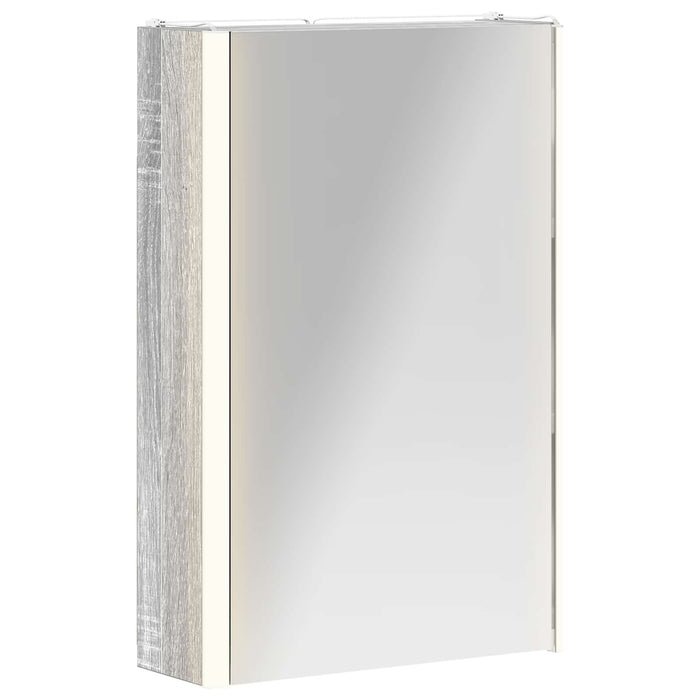 Dulap cu oglindă pentru baie Gri Sonoma 33 x 11,5 x 50 cm - WALTI WALTI
