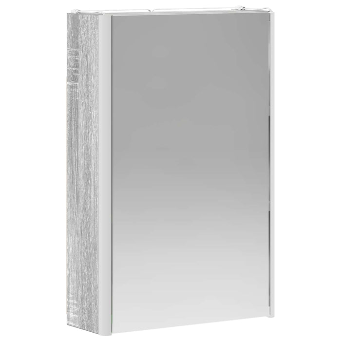 Dulap cu oglindă pentru baie Gri Sonoma 33 x 11,5 x 50 cm - WALTI WALTI