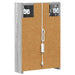 Dulap cu oglindă pentru baie Gri Sonoma 33 x 11,5 x 50 cm - WALTI WALTI