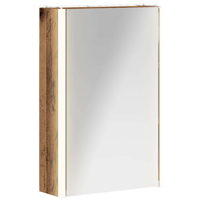 Dulap cu oglindă pentru baie Lemn vechi 33 x 11,5 x 50 cm - WALTI WALTI
