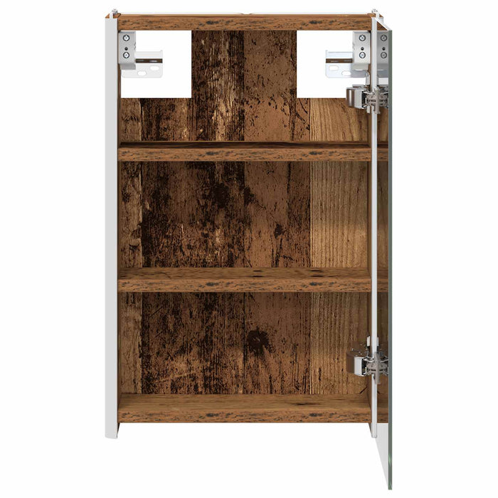Dulap cu oglindă pentru baie Lemn vechi 33 x 11,5 x 50 cm - WALTI WALTI