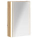 Dulap cu oglindă pentru baie Stejar artizanal 33 x 11,5 x 50 cm - WALTI WALTI