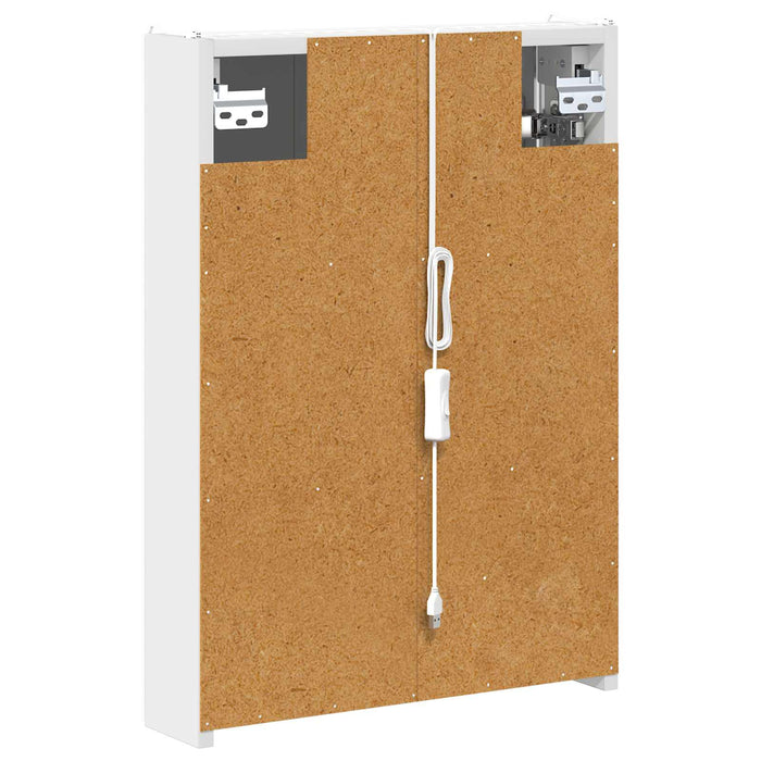 Dulap cu oglindă pentru baie Alb 43 x 11,5 x 60,5 cm - WALTI WALTI