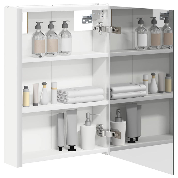 Dulap cu oglindă pentru baie Alb 43 x 11,5 x 60,5 cm - WALTI WALTI