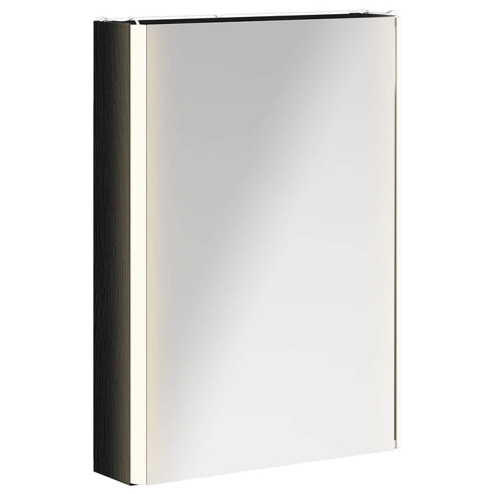 Dulap cu oglindă pentru baie Stejar Negru 43 x 11,5 x 60,5 cm - WALTI WALTI