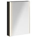 Dulap cu oglindă pentru baie Stejar Negru 43 x 11,5 x 60,5 cm - WALTI WALTI
