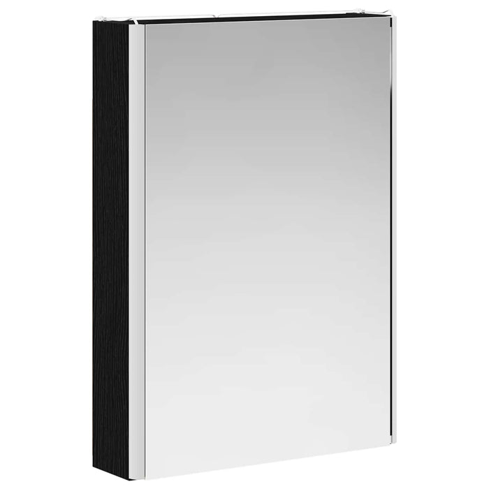 Dulap cu oglindă pentru baie Stejar Negru 43 x 11,5 x 60,5 cm - WALTI WALTI