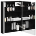 Dulap cu oglindă pentru baie Stejar Negru 43 x 11,5 x 60,5 cm - WALTI WALTI