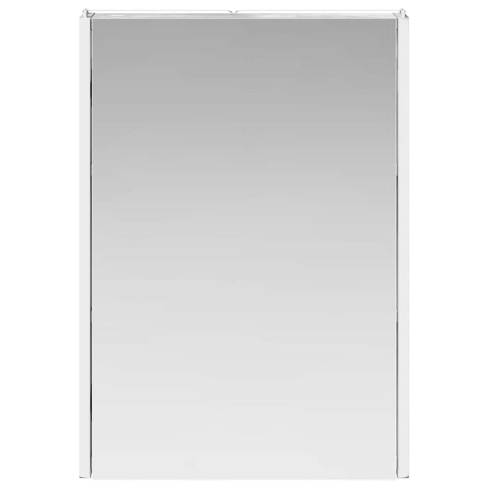 Dulap cu oglindă pentru baie Gri din beton 43 x 11,5 x 60,5 cm - WALTI WALTI