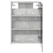 Dulap cu oglindă pentru baie Gri din beton 43 x 11,5 x 60,5 cm - WALTI WALTI
