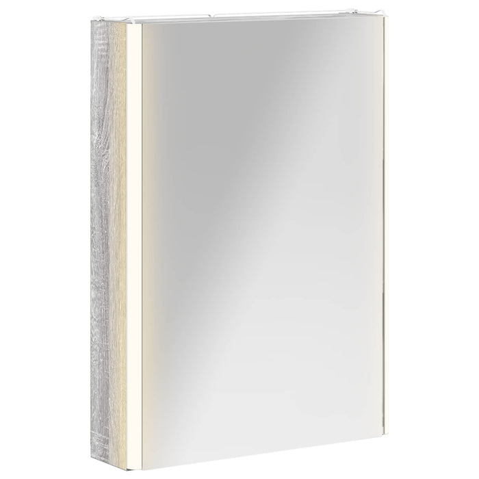 Dulap cu oglindă pentru baie Gri Sonoma 43 x 11,5 x 60,5 cm - WALTI WALTI