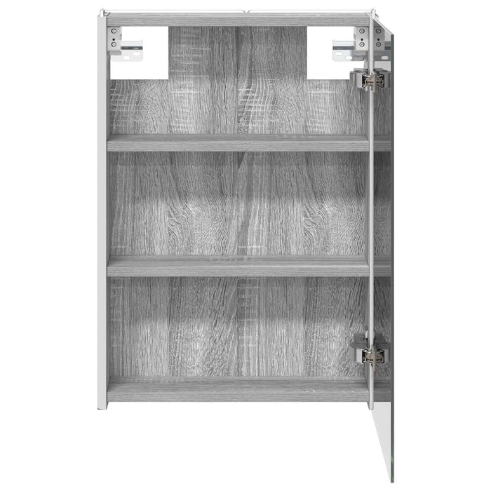Dulap cu oglindă pentru baie Gri Sonoma 43 x 11,5 x 60,5 cm - WALTI WALTI