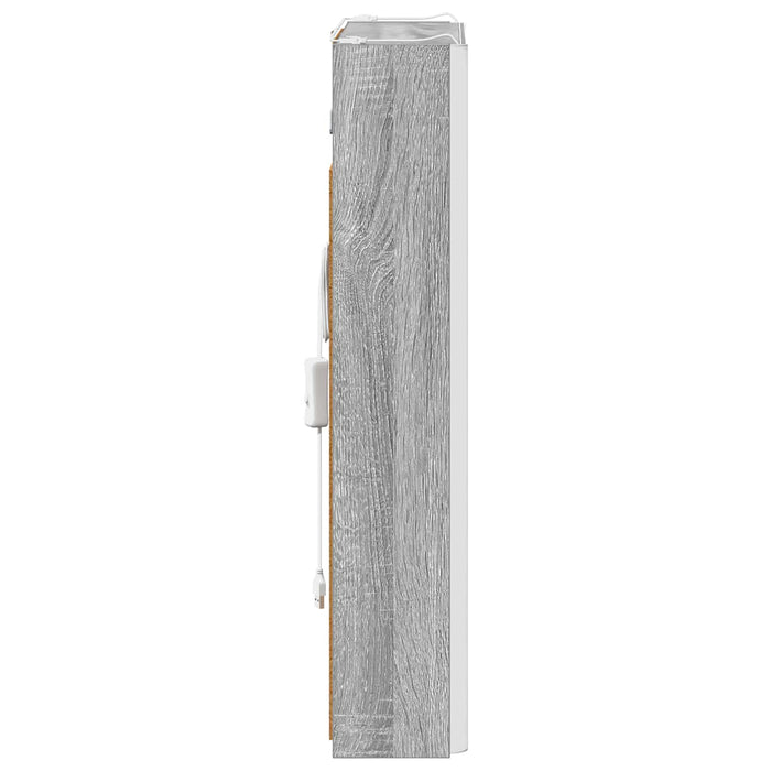Dulap cu oglindă pentru baie Gri Sonoma 43 x 11,5 x 60,5 cm - WALTI WALTI