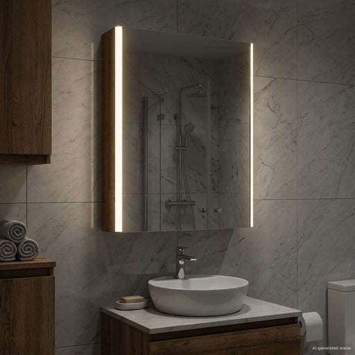 Dulap cu oglindă pentru baie Lemn vechi 43 x 11,5 x 60,5 cm - WALTI WALTI