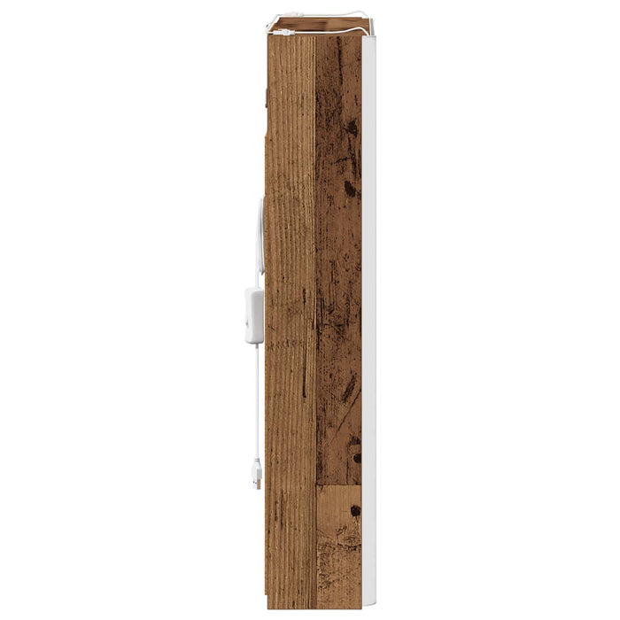 Dulap cu oglindă pentru baie Lemn vechi 43 x 11,5 x 60,5 cm - WALTI WALTI