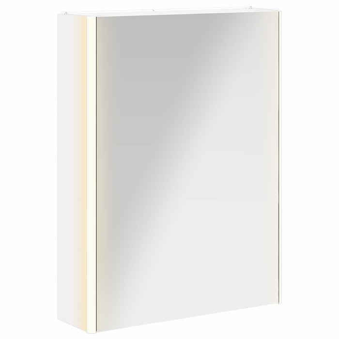 Dulap cu oglindă pentru baie Alb 53,5 x 15,5 x 70 cm WALTI