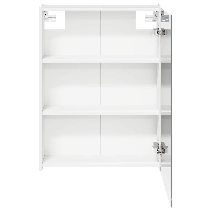 Dulap cu oglindă pentru baie Alb 53,5 x 15,5 x 70 cm WALTI