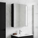 Dulap cu oglindă pentru baie Stejar Negru 53,5 x 15,5 x 70 cm - WALTI WALTI