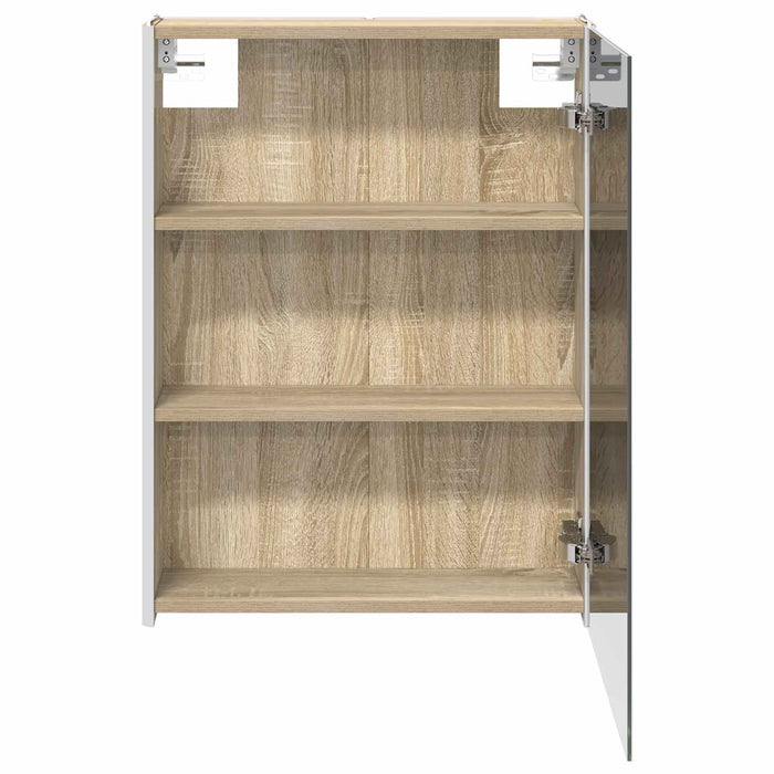 Dulap cu oglindă pentru baie Stejar Sonoma 53,5 x 15,5 x 70 cm - WALTI WALTI