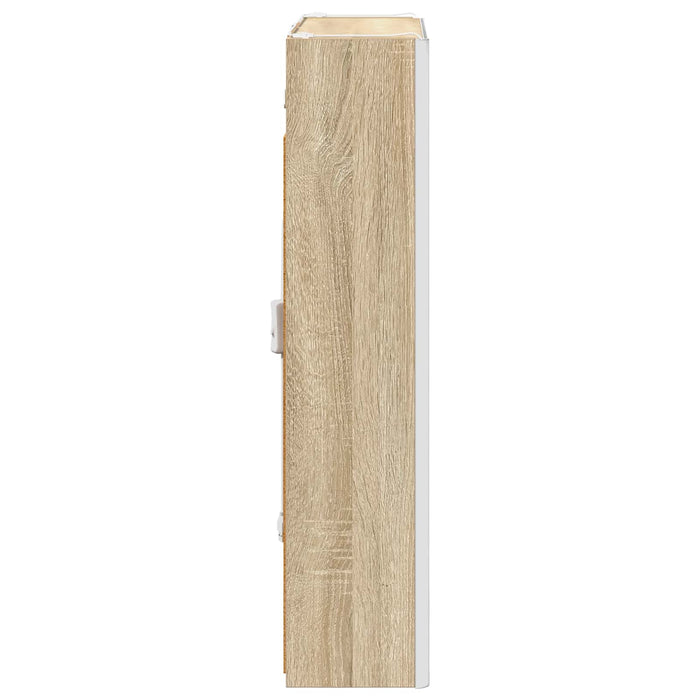Dulap cu oglindă pentru baie Stejar Sonoma 53,5 x 15,5 x 70 cm - WALTI WALTI