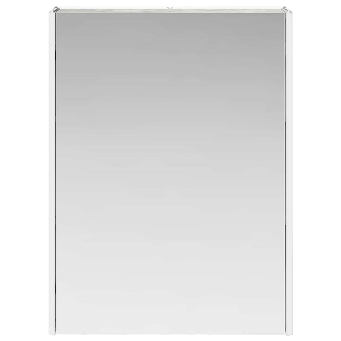 Dulap cu oglindă pentru baie Gri din beton 53,5 x 15,5 x 70 cm - WALTI WALTI
